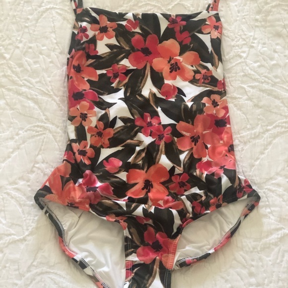 HP! Anthropologie Floral One Piece Swimsuit - Picture 4 of 7